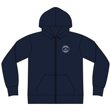 Load image into Gallery viewer, Crooked Hooker Salmon Badge Zip Hoodie