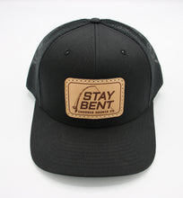 Load image into Gallery viewer, Stay Bent Premium Leather Patch 6-Panel Trucker Cap