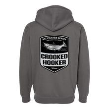 Load image into Gallery viewer, Salmon Badge Premium Hoodie