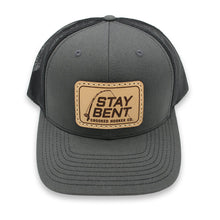Load image into Gallery viewer, Stay Bent Premium Leather Patch 6-Panel Trucker Cap