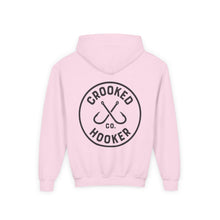 Load image into Gallery viewer, Crooked Hooker Classic Hooded Sweatshirt, Youth

