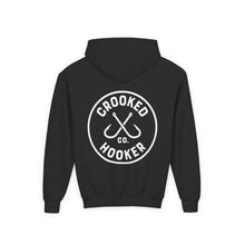 Load image into Gallery viewer, Crooked Hooker Classic Hooded Sweatshirt, Youth
