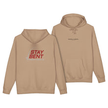 Load image into Gallery viewer, Crooked Hooker Stay Bent Pullover Hoodie – Sandstone – back and front
