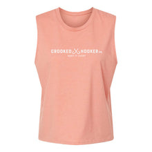 Load image into Gallery viewer, Crooked Hooker Classic Go-To Crop Muscle Tank Keep It Tight
