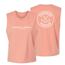 Load image into Gallery viewer, Crooked Hooker Classic Go-To Crop Muscle Tank Keep It Tight

