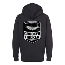 Load image into Gallery viewer, Salmon Badge Premium Hoodie
