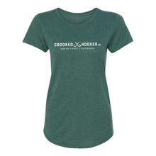 Load image into Gallery viewer, Crooked Hooker Classic Ladies Triblend
