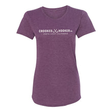 Load image into Gallery viewer, Crooked Hooker Classic Ladies Triblend

